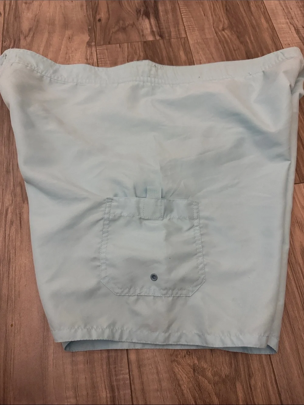 Big Dogs Light Blue Swim trunks Shorts with Paisley Accent L